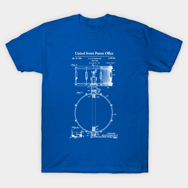 US Patent - Snare Drum T-Shirt by Taylor'd Designs